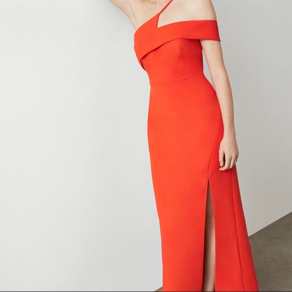 BCBG Maxazria One Should Vintage Orange Dress - Size 0